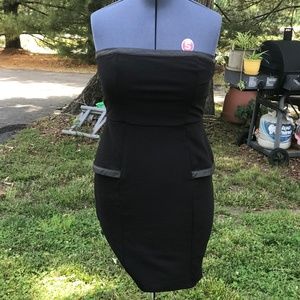 Charlotte Russe Black Strapless Dress